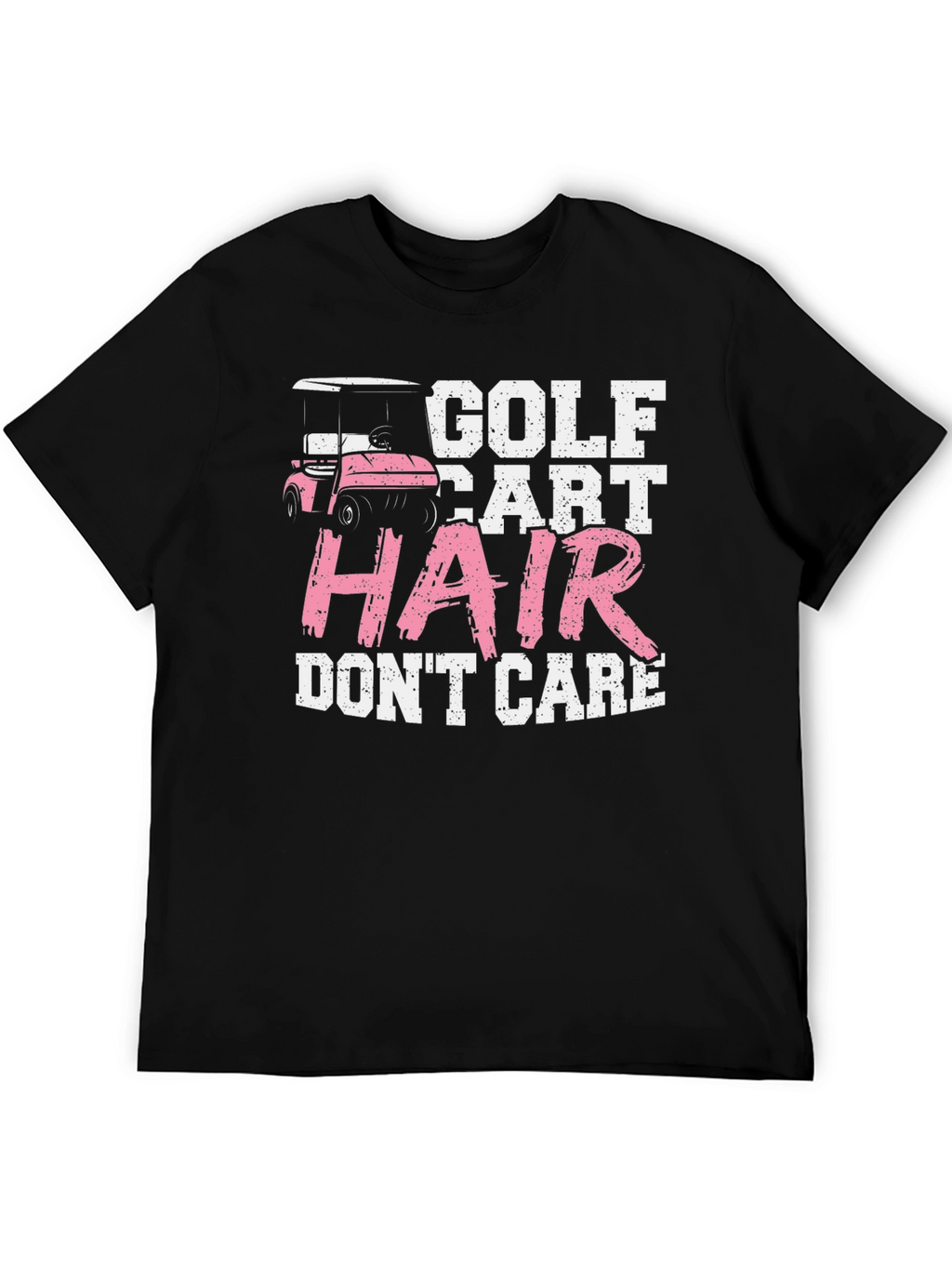Golf Cart Hair Dont Care Tee