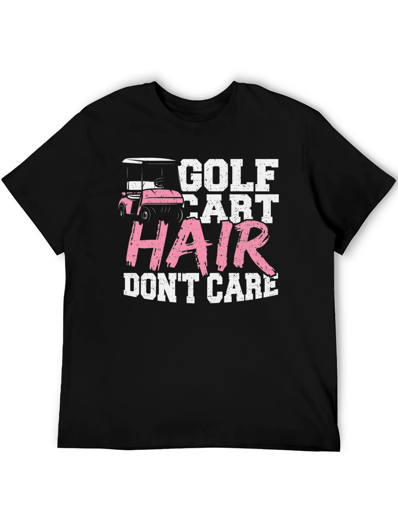 Golf Cart Hair Dont Care Tee