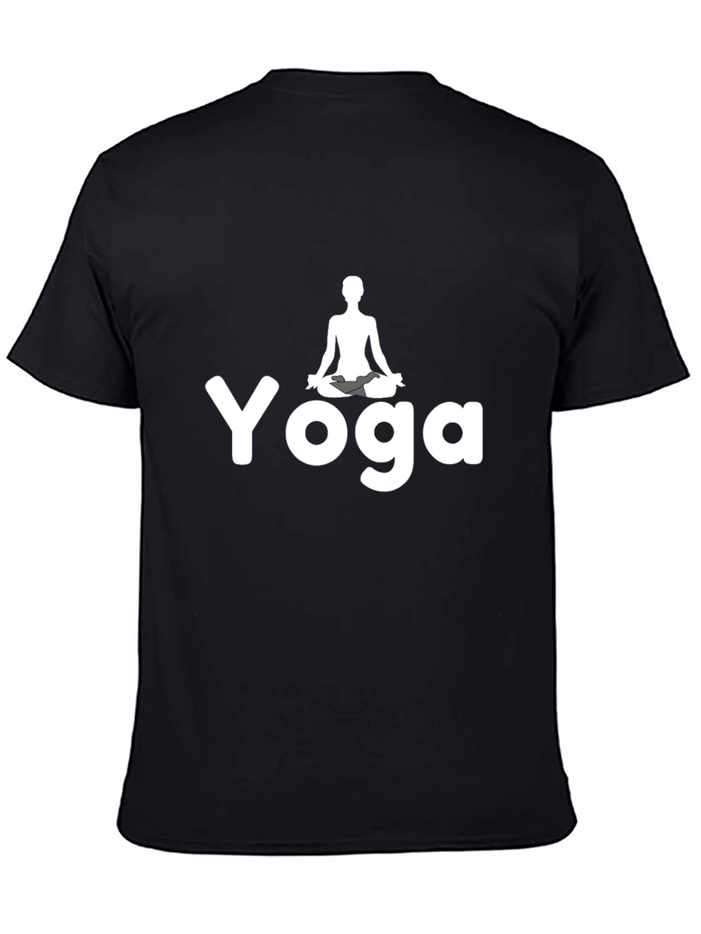 Yoga Graphic Black T-Shirt