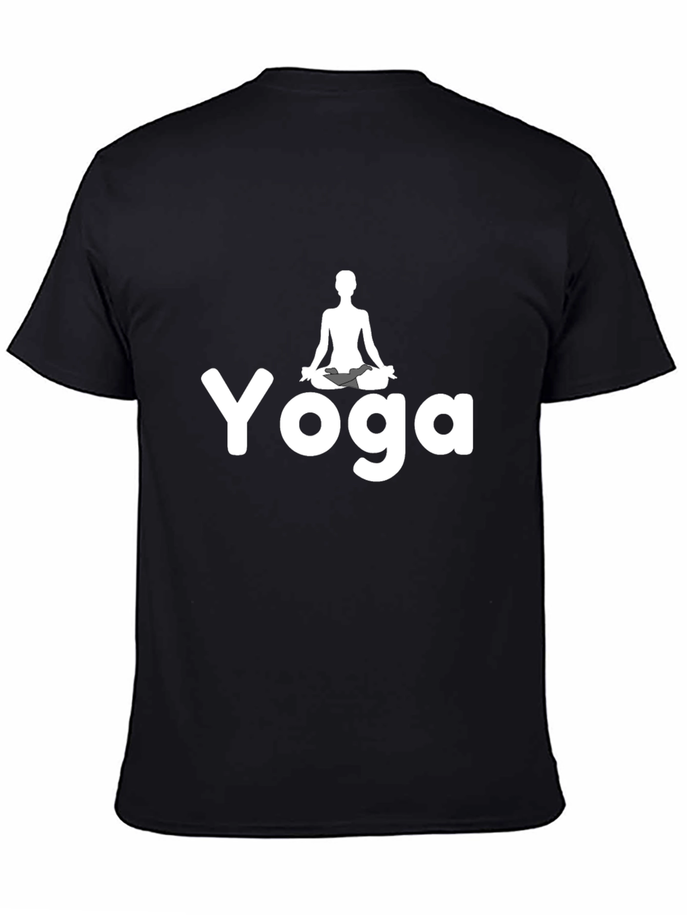 Yoga Graphic Black T-Shirt