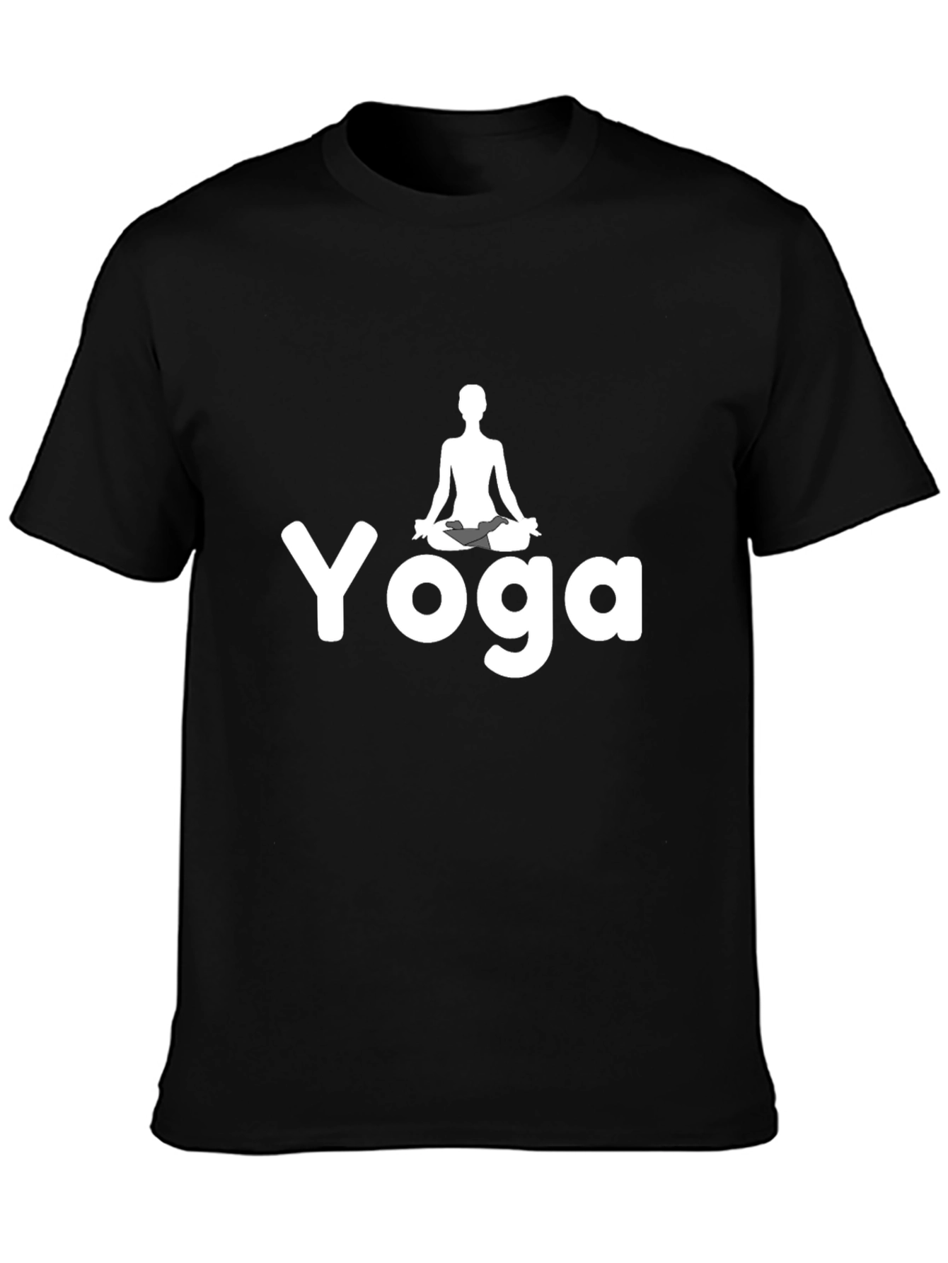 Yoga Graphic Black T-Shirt