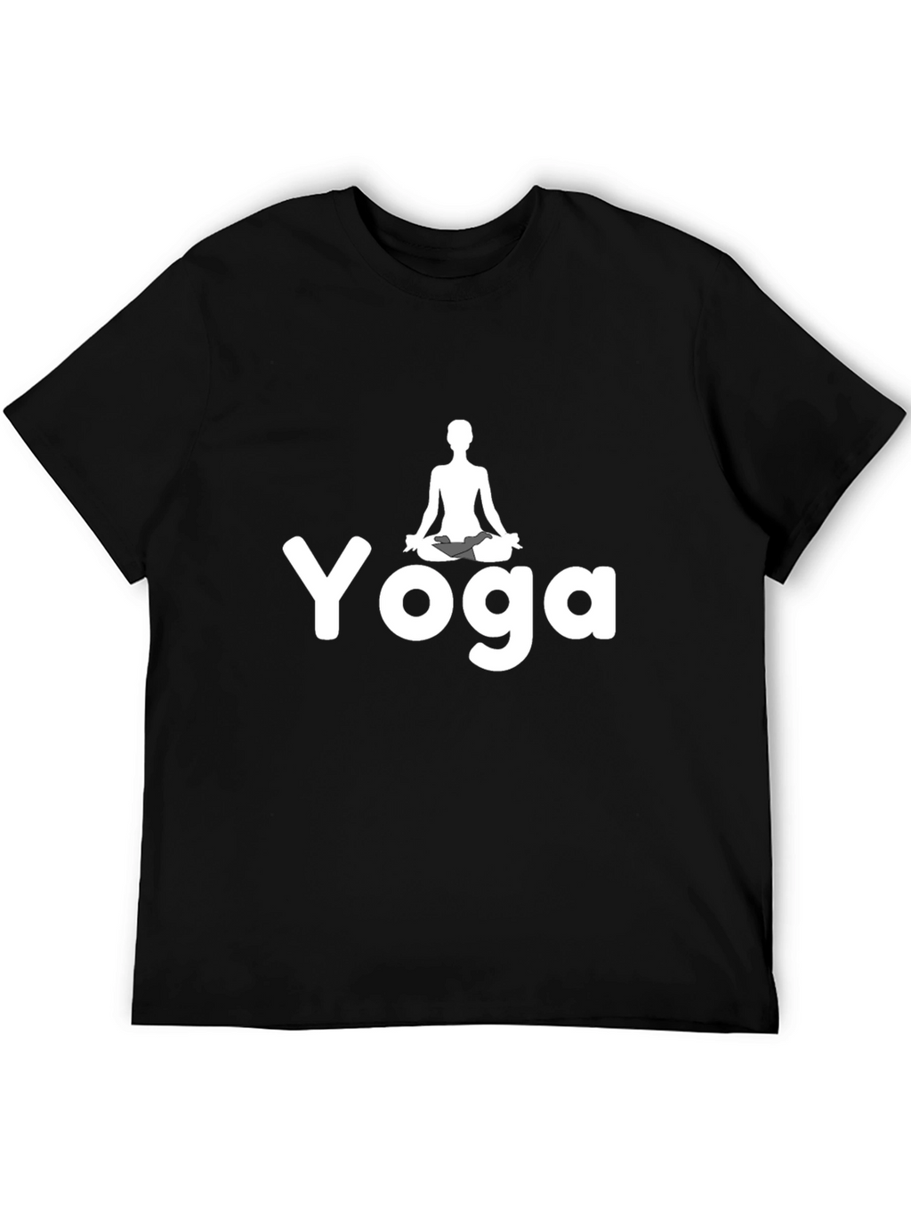 Yoga Graphic Black T-Shirt