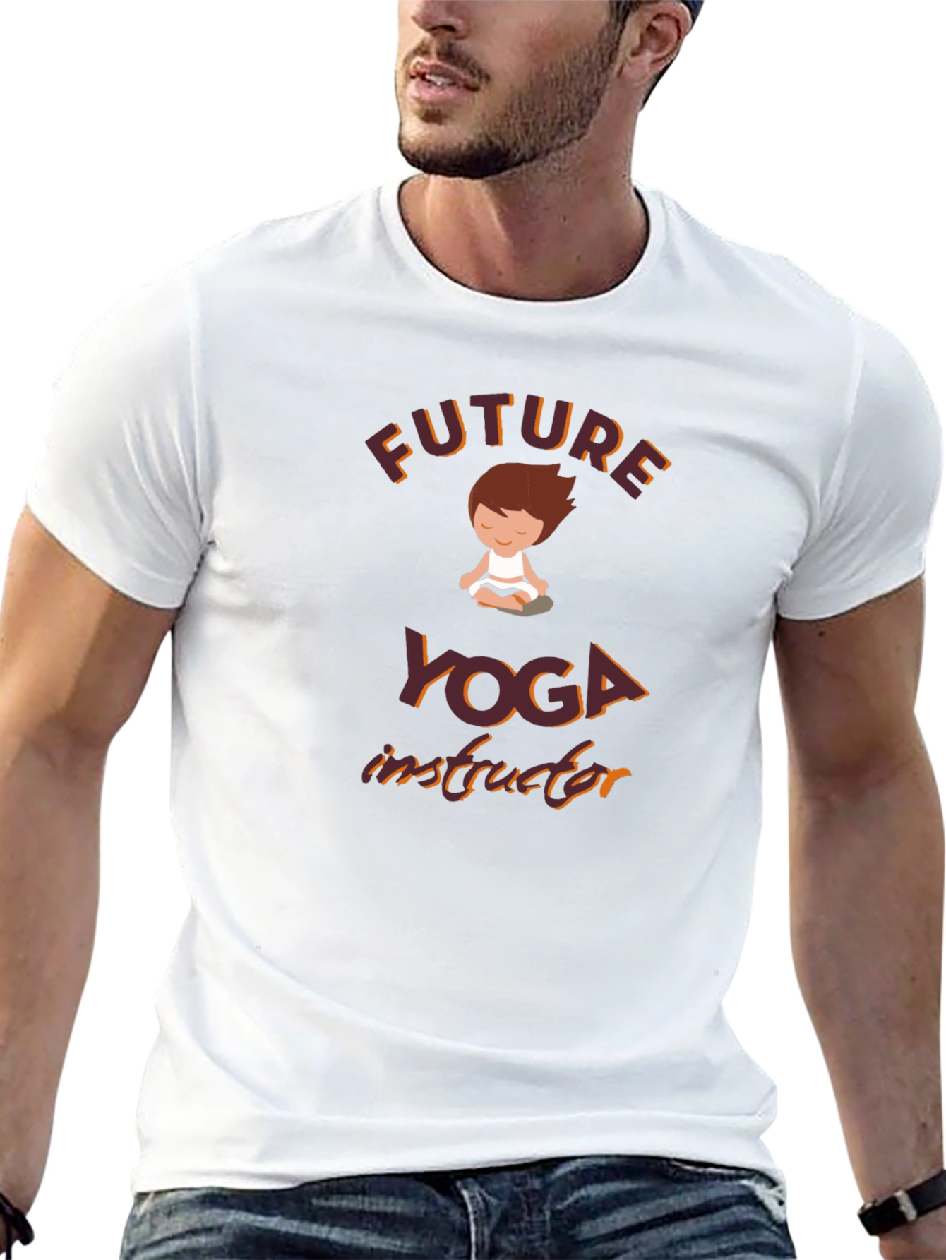 Future Yoga Instructor Black T-Shirt