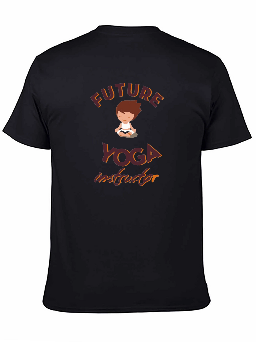 Future Yoga Instructor Black T-Shirt