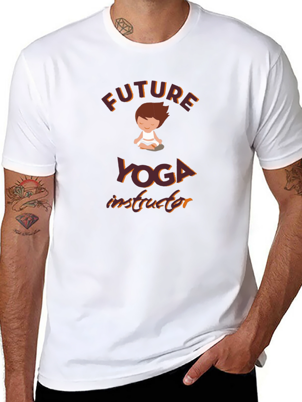 Future Yoga Instructor Black T-Shirt