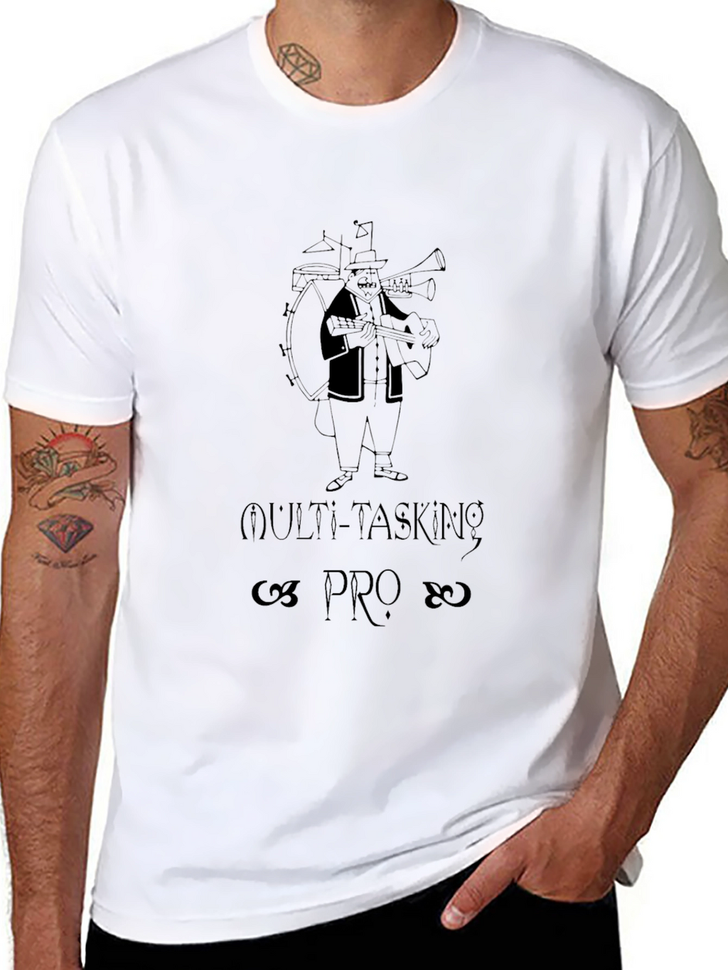 Multi-Tasking Pro Graphic T-Shirt