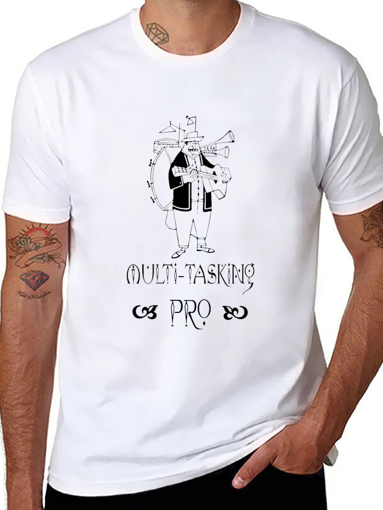 Multi-Tasking Pro Graphic T-Shirt