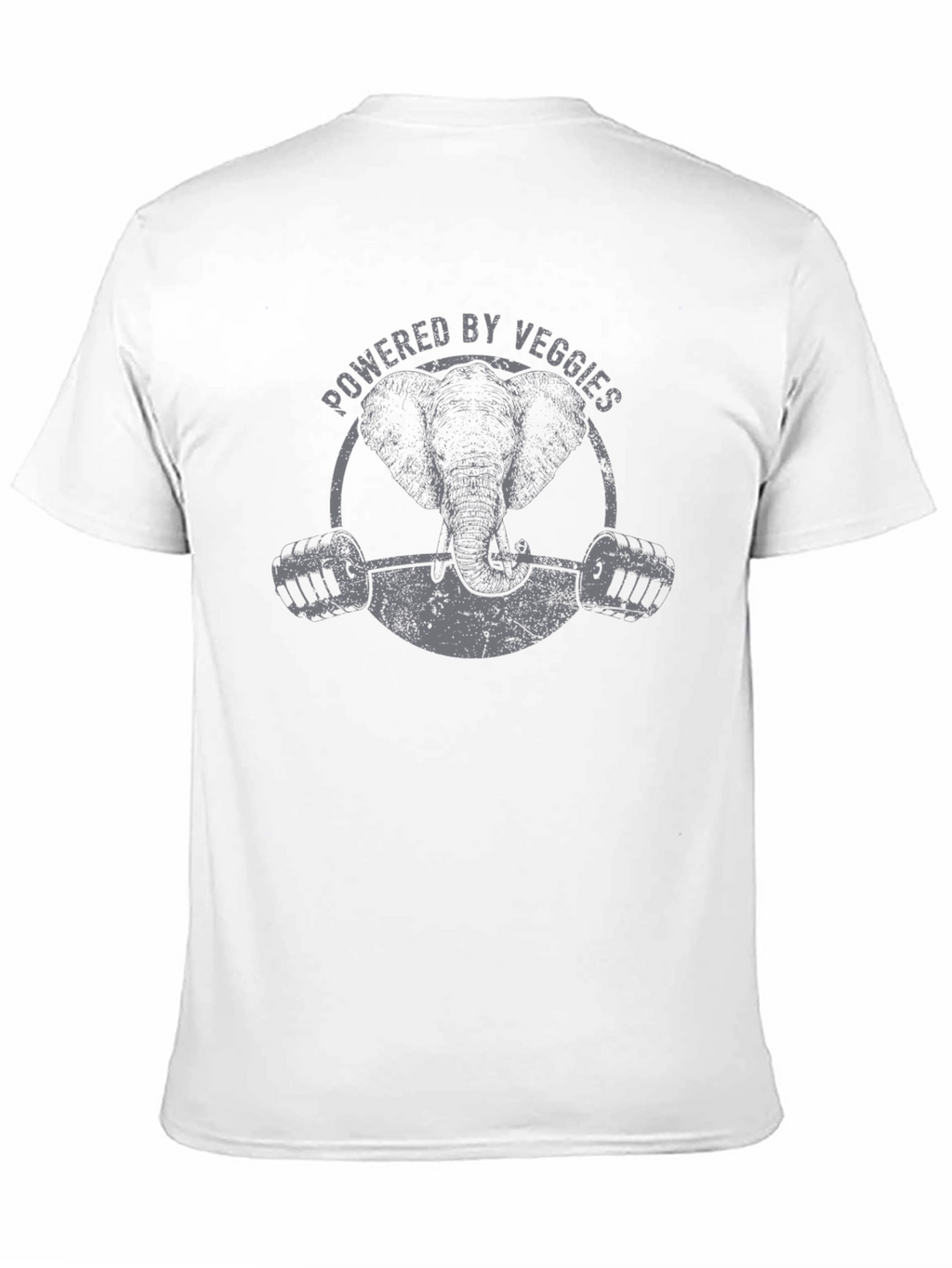 Powered By Veggies Elephant Gym T-Shirt