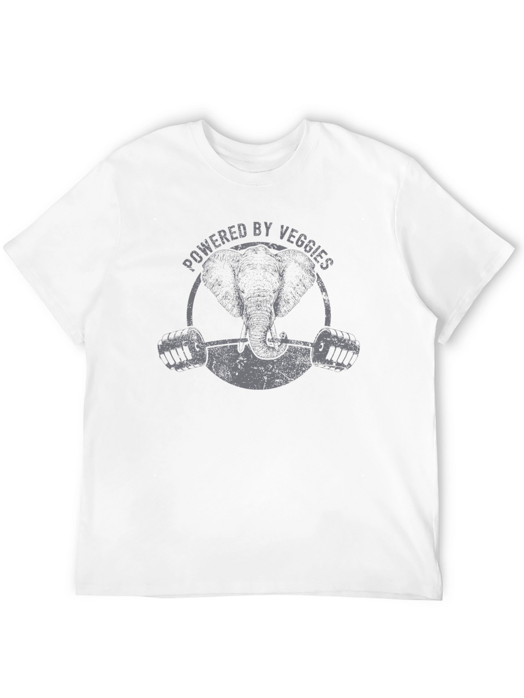 Powered By Veggies Elephant Gym T-Shirt