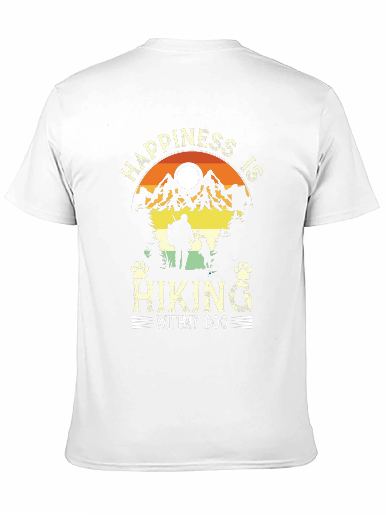 Happiness is Hiking with My Dog T-Shirt