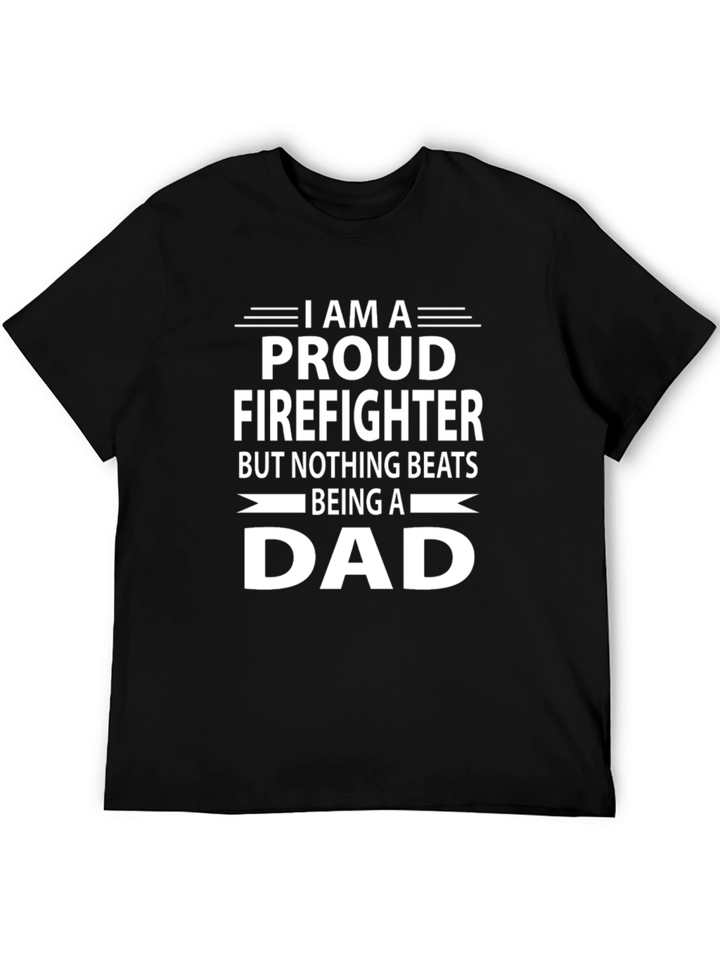 Proud Firefighter Dad T-Shirt