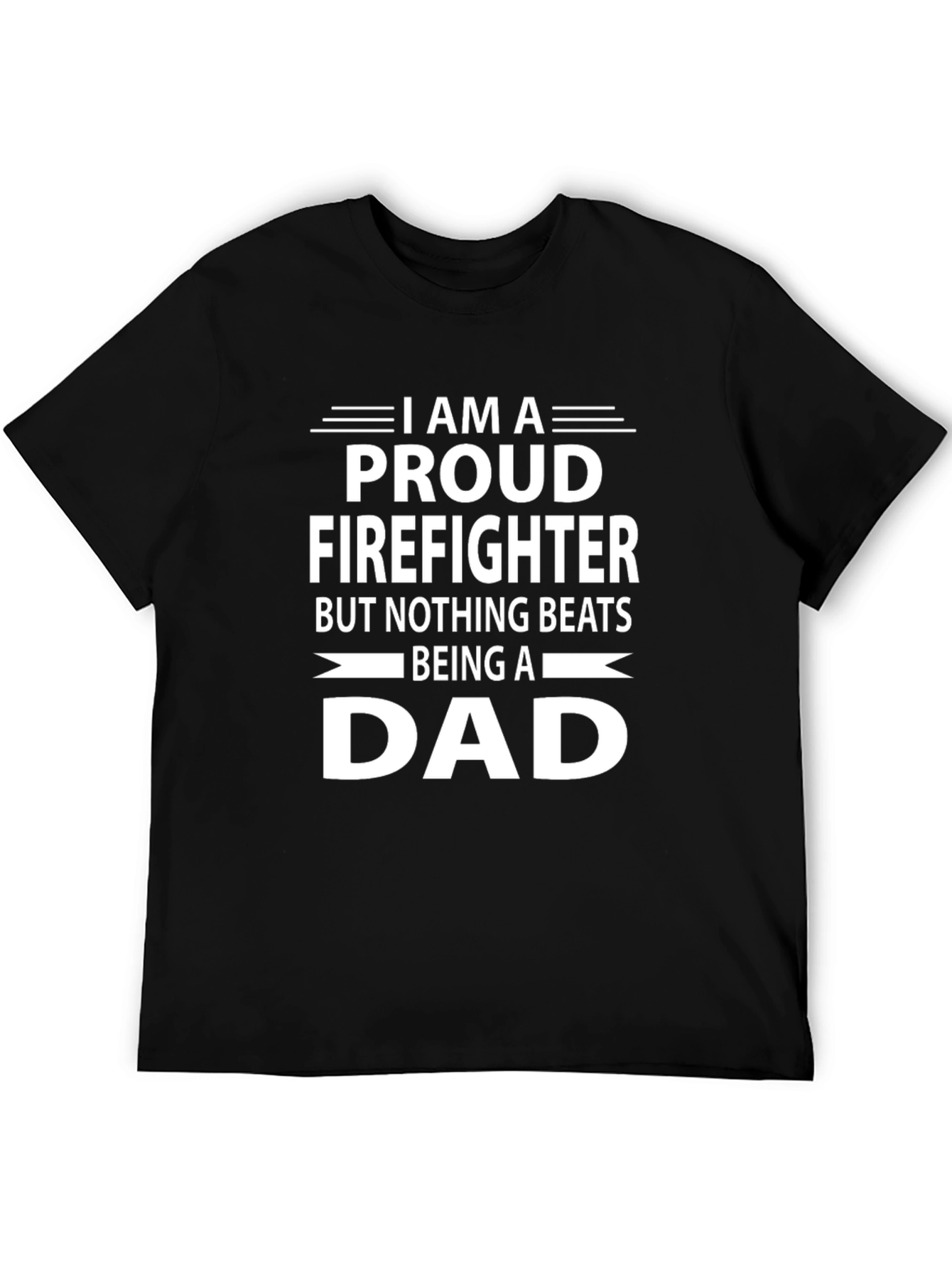 Proud Firefighter Dad T-Shirt