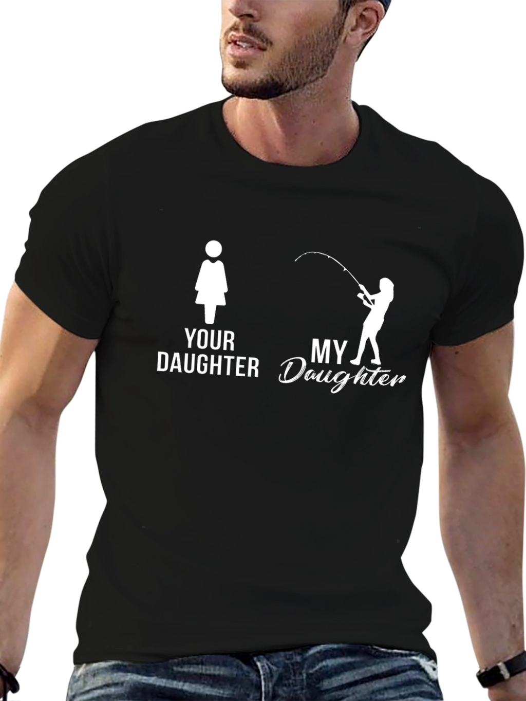 Fishing Daughter T-Shirt - Fathers Day Gift
