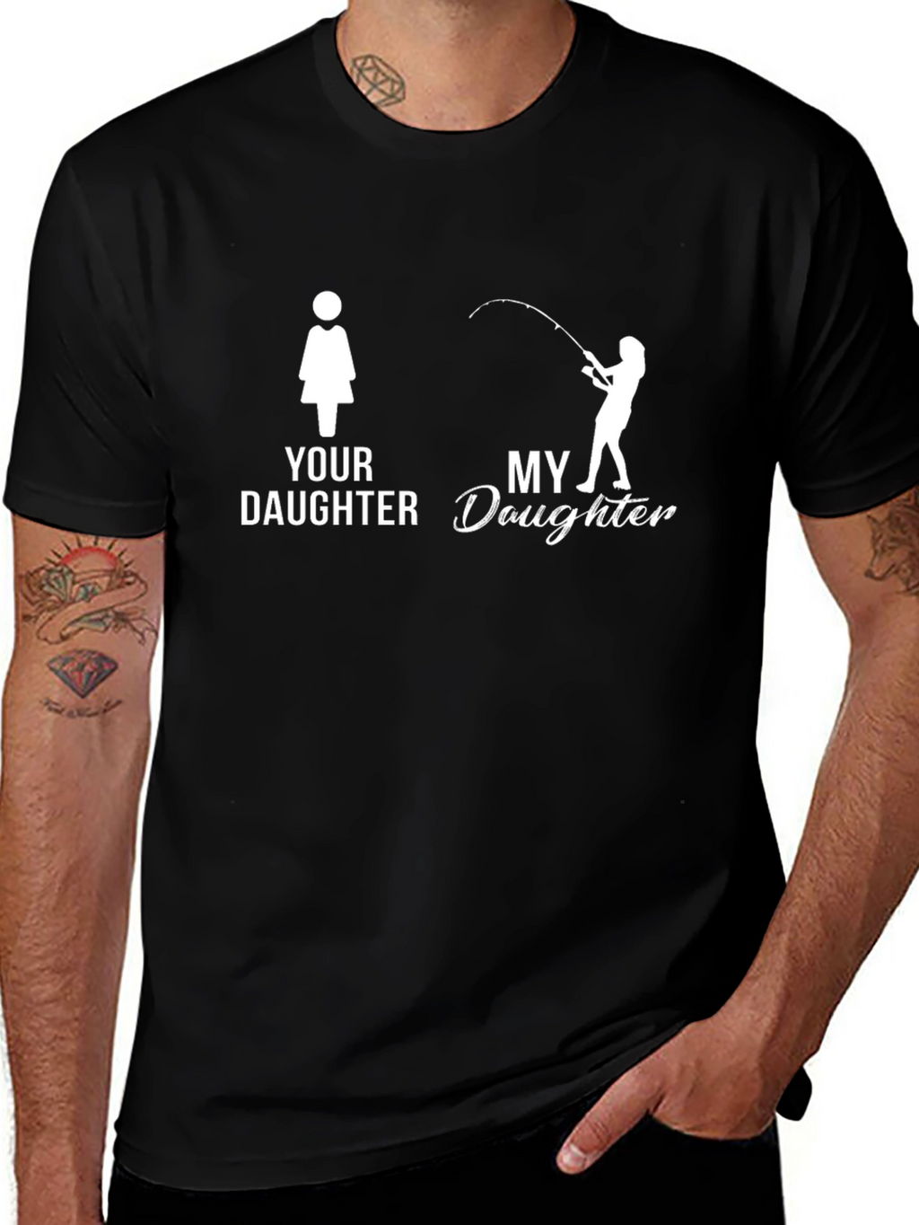 Fishing Daughter T-Shirt - Fathers Day Gift