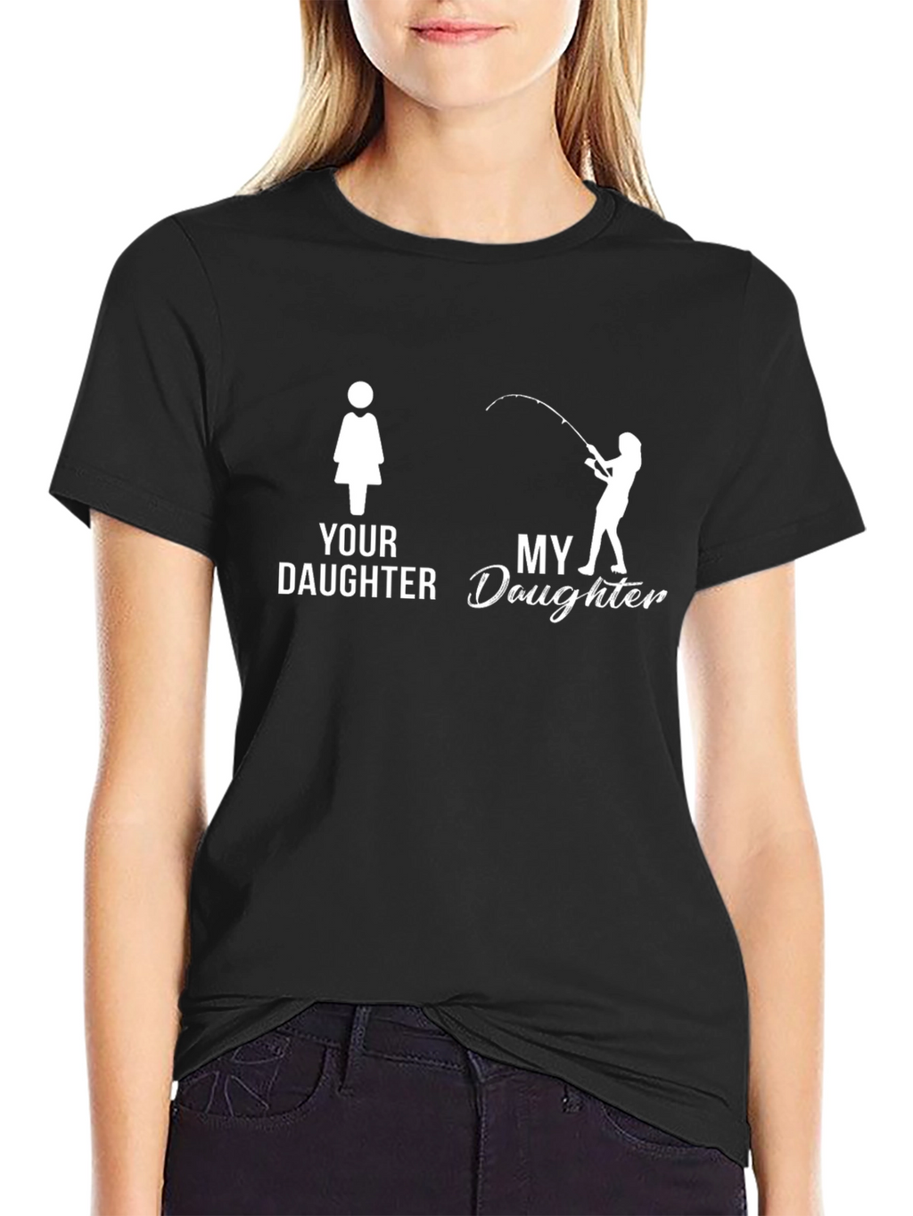 Fishing Daughter T-Shirt - Fathers Day Gift