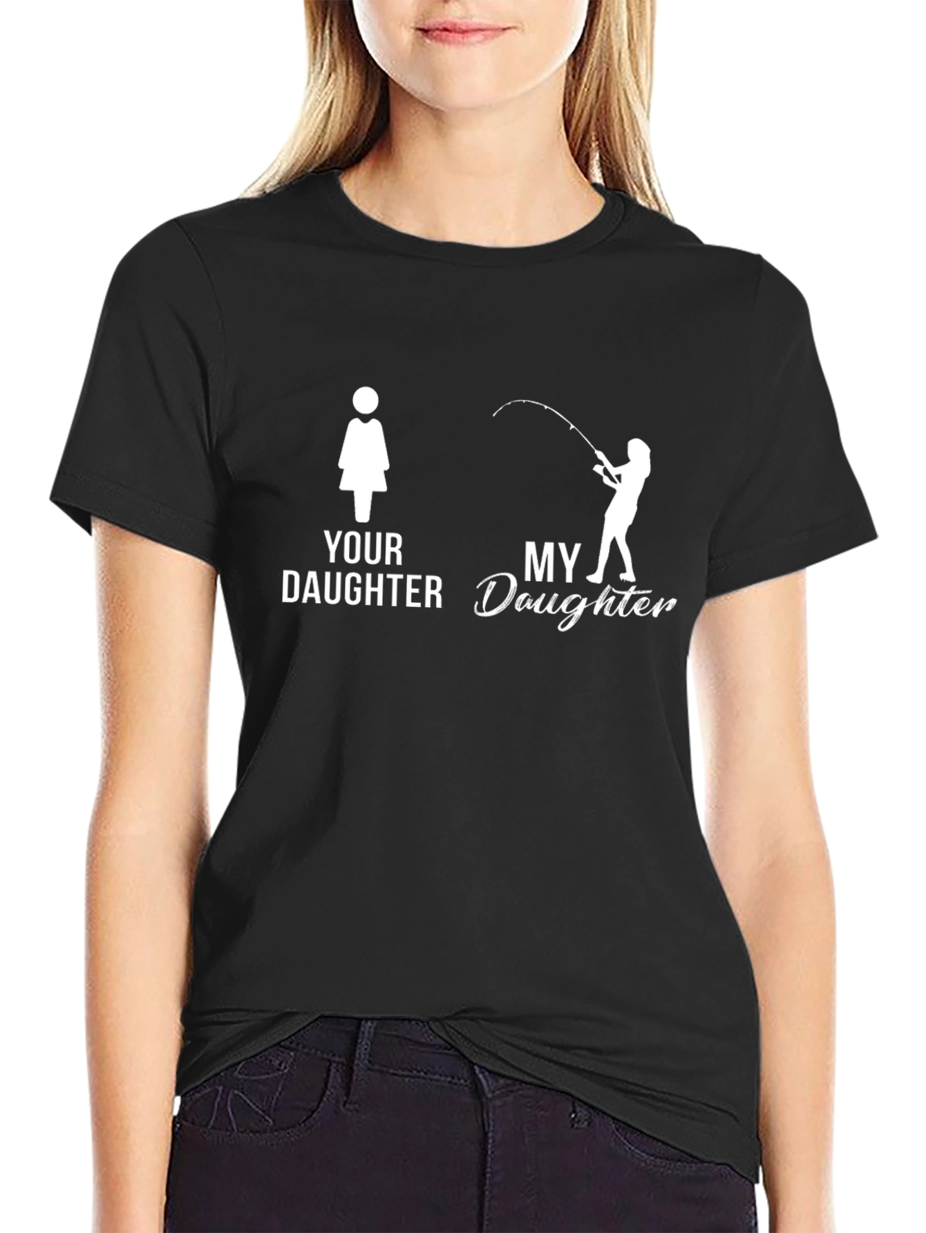 Fishing Daughter T-Shirt - Fathers Day Gift