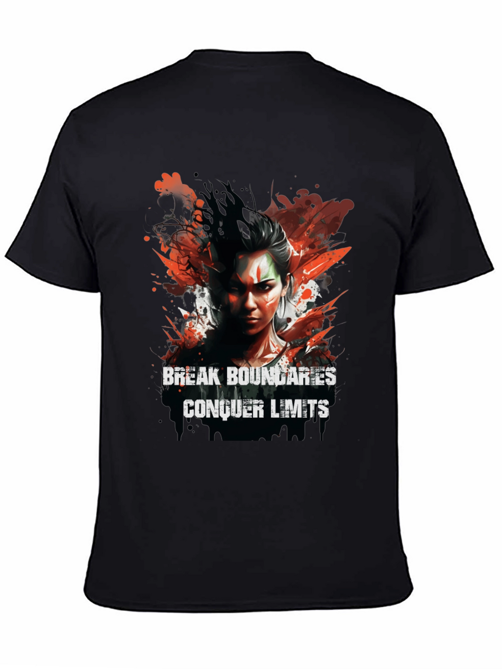 Break Boundaries Conquer Limits Graphic Tee