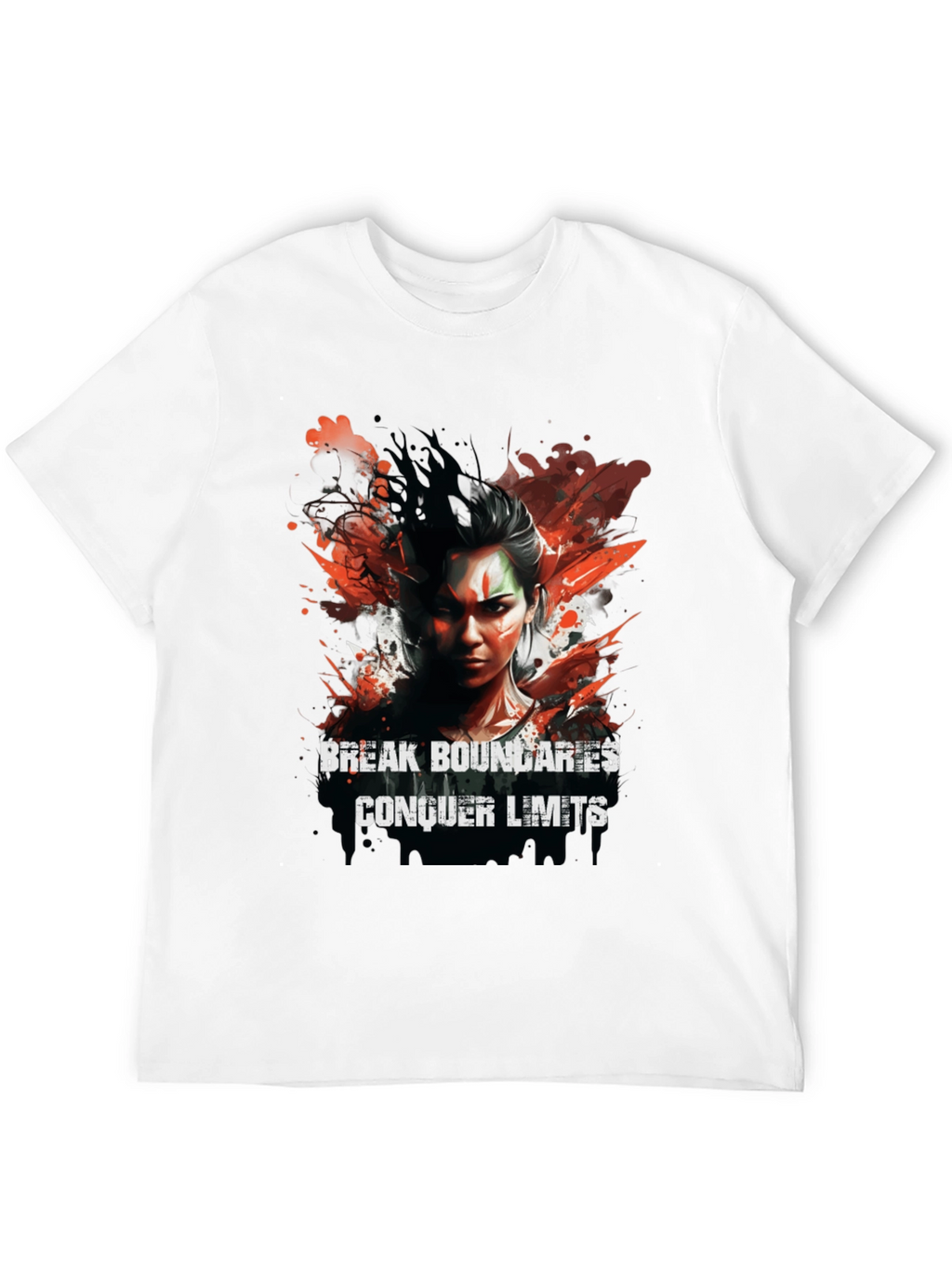 Break Boundaries Conquer Limits Graphic Tee