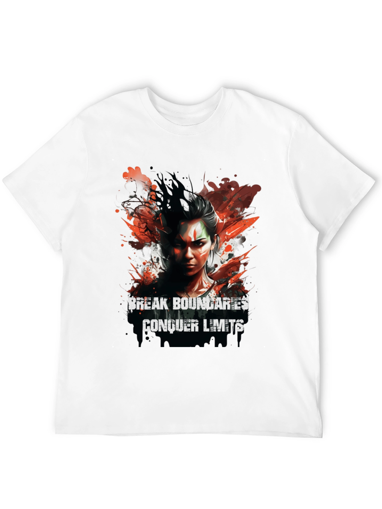 Break Boundaries Conquer Limits Graphic Tee
