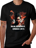 Break Boundaries Conquer Limits Graphic Tee