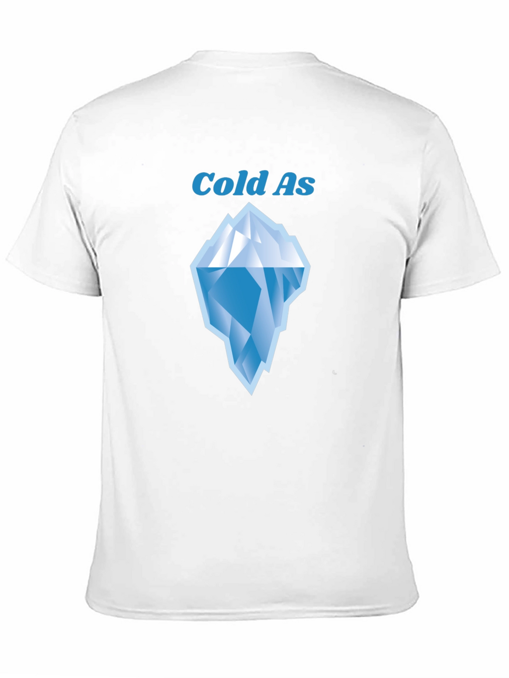Cold As Iceberg Graphic Tee - Black Cotton T-Shirt
