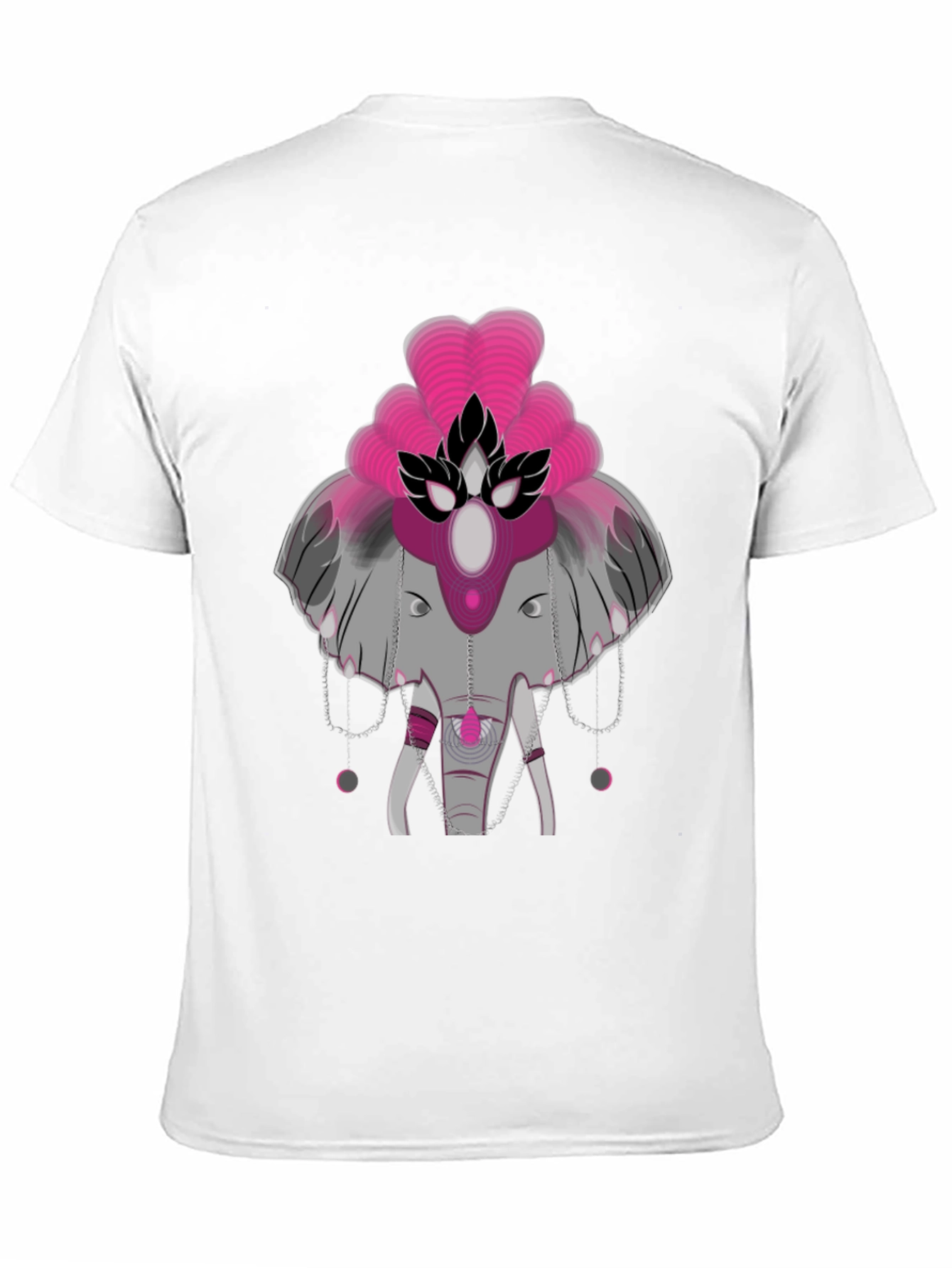 Elephant Graphic Tee - Abstract Design