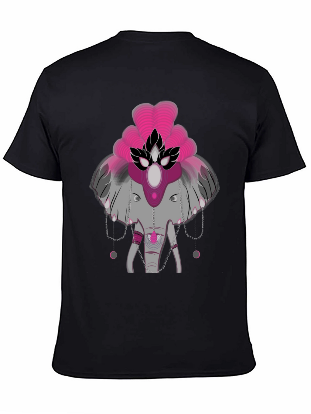 Elephant Graphic Tee - Abstract Design