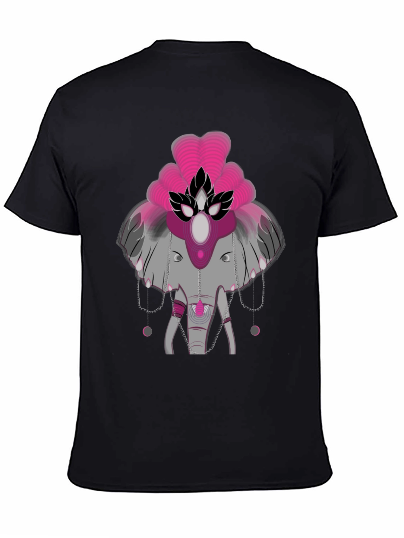 Elephant Graphic Tee - Abstract Design