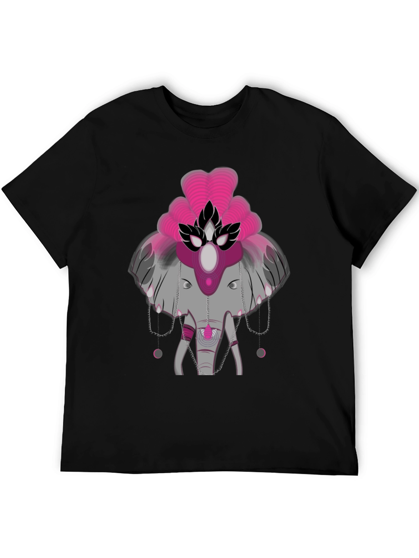 Elephant Graphic Tee - Abstract Design