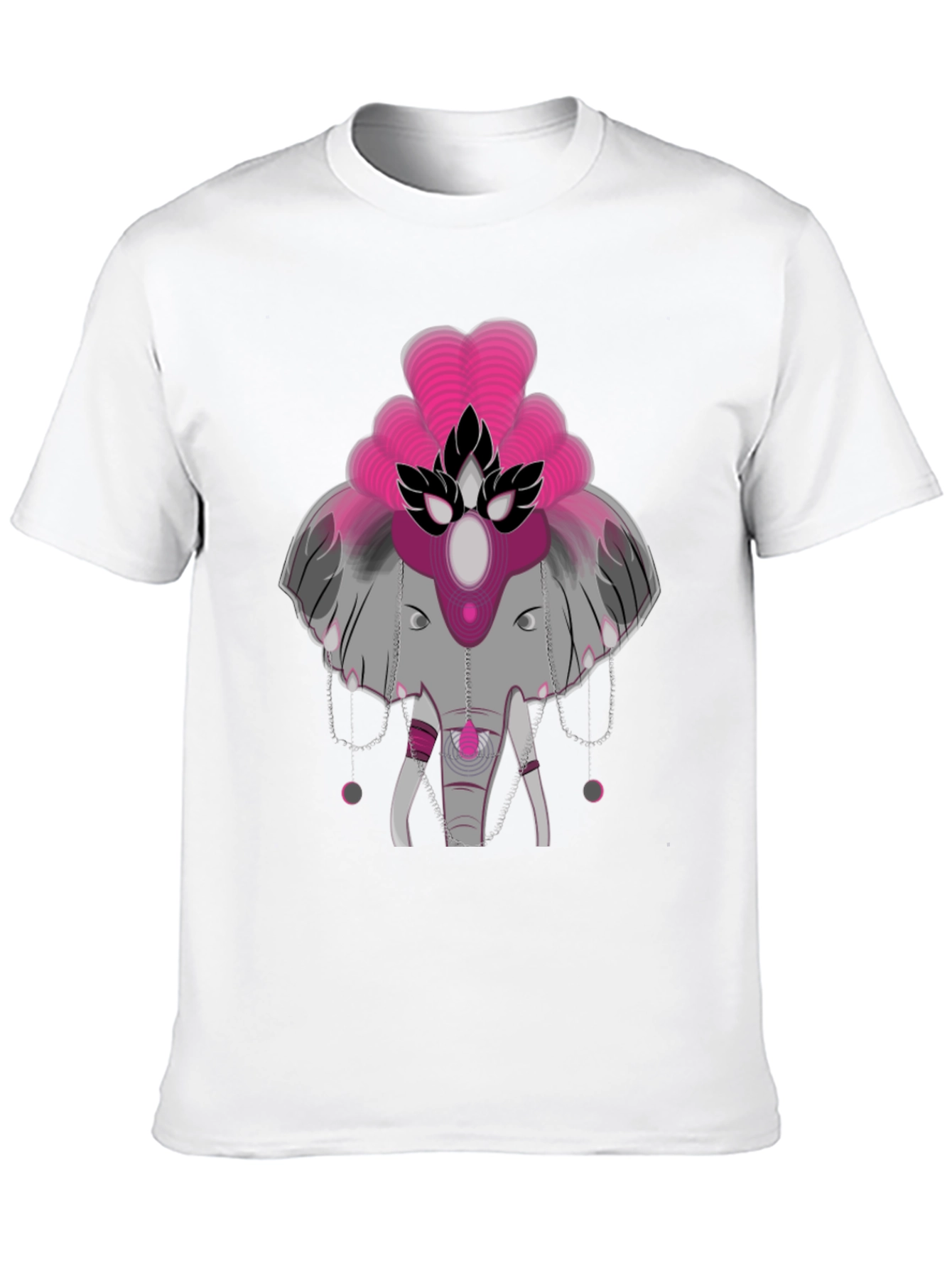 Elephant Graphic Tee - Abstract Design
