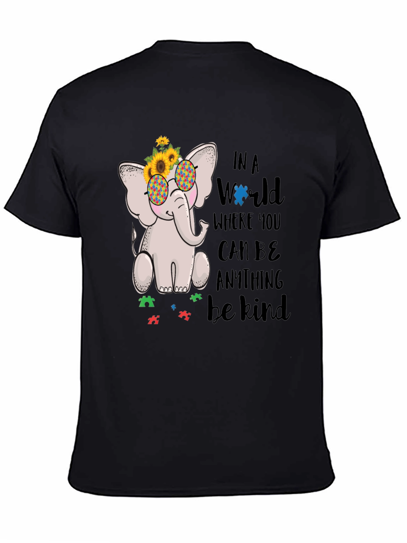 Autism Awareness Elephant Kindness T-Shirt