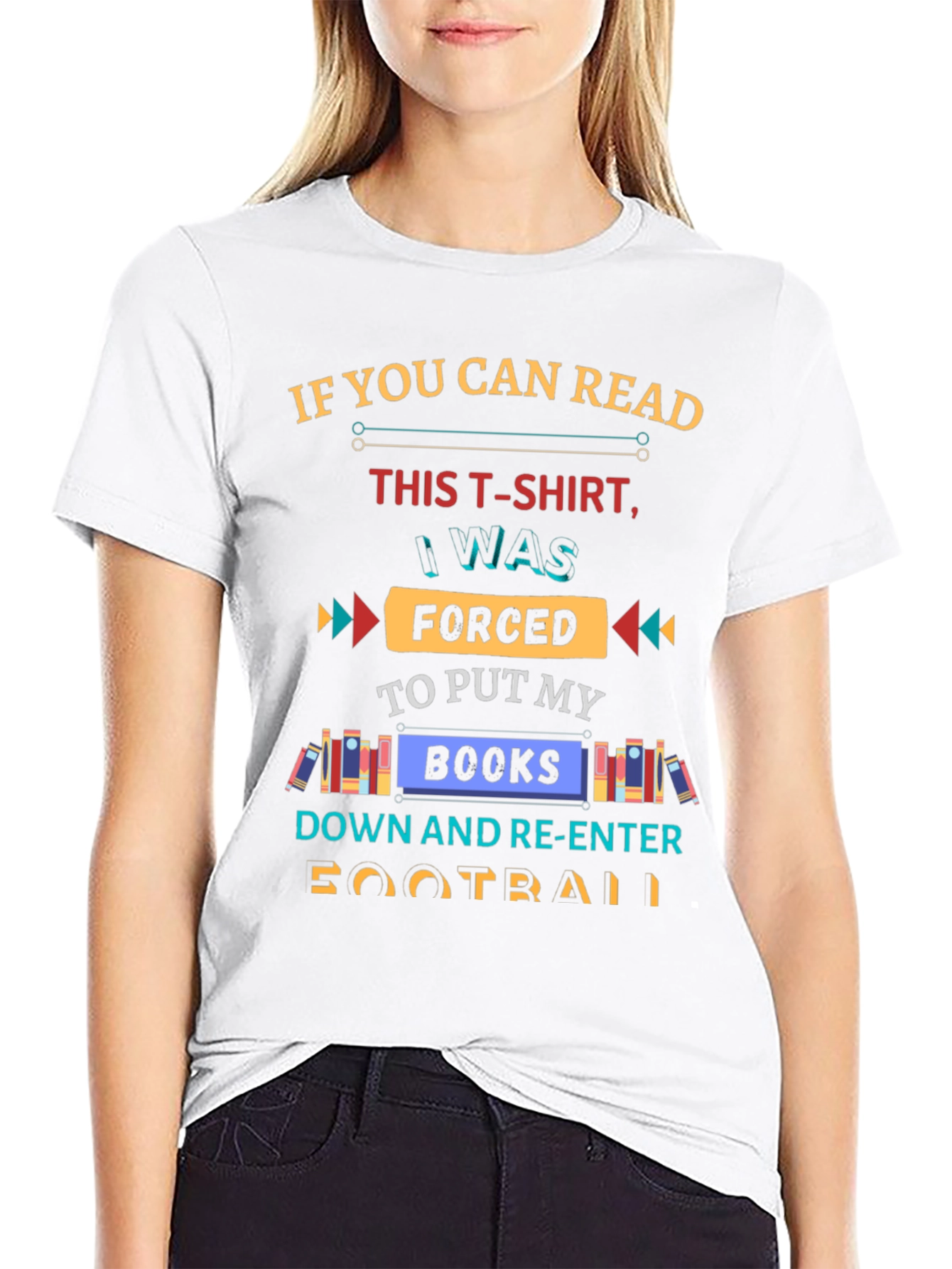 Funny Forced to Put My Books Down T-Shirt
