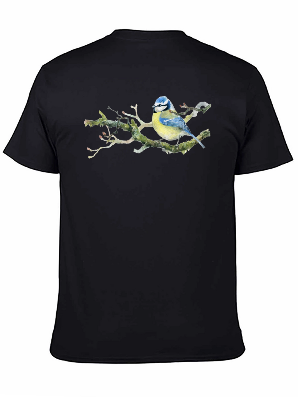 Blue Tit Bird T-Shirt - Nature Lover Tee