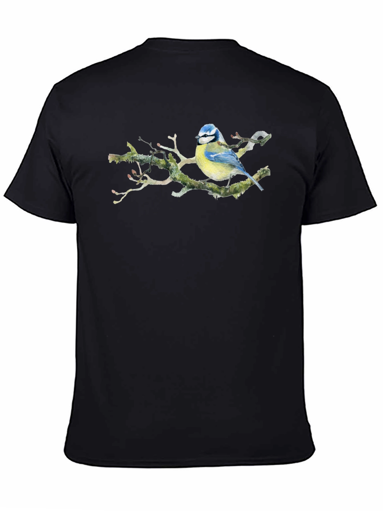 Blue Tit Bird T-Shirt - Nature Lover Tee