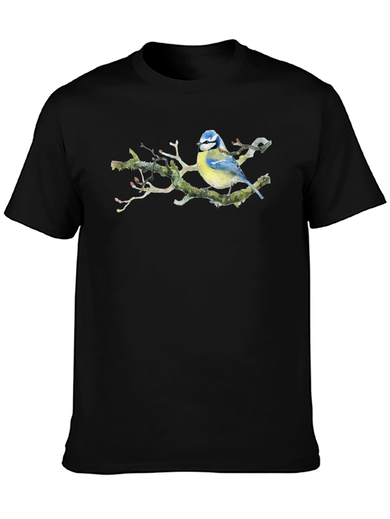 Blue Tit Bird T-Shirt - Nature Lover Tee