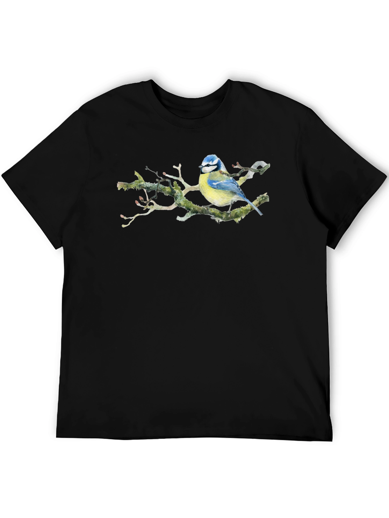 Blue Tit Bird T-Shirt - Nature Lover Tee