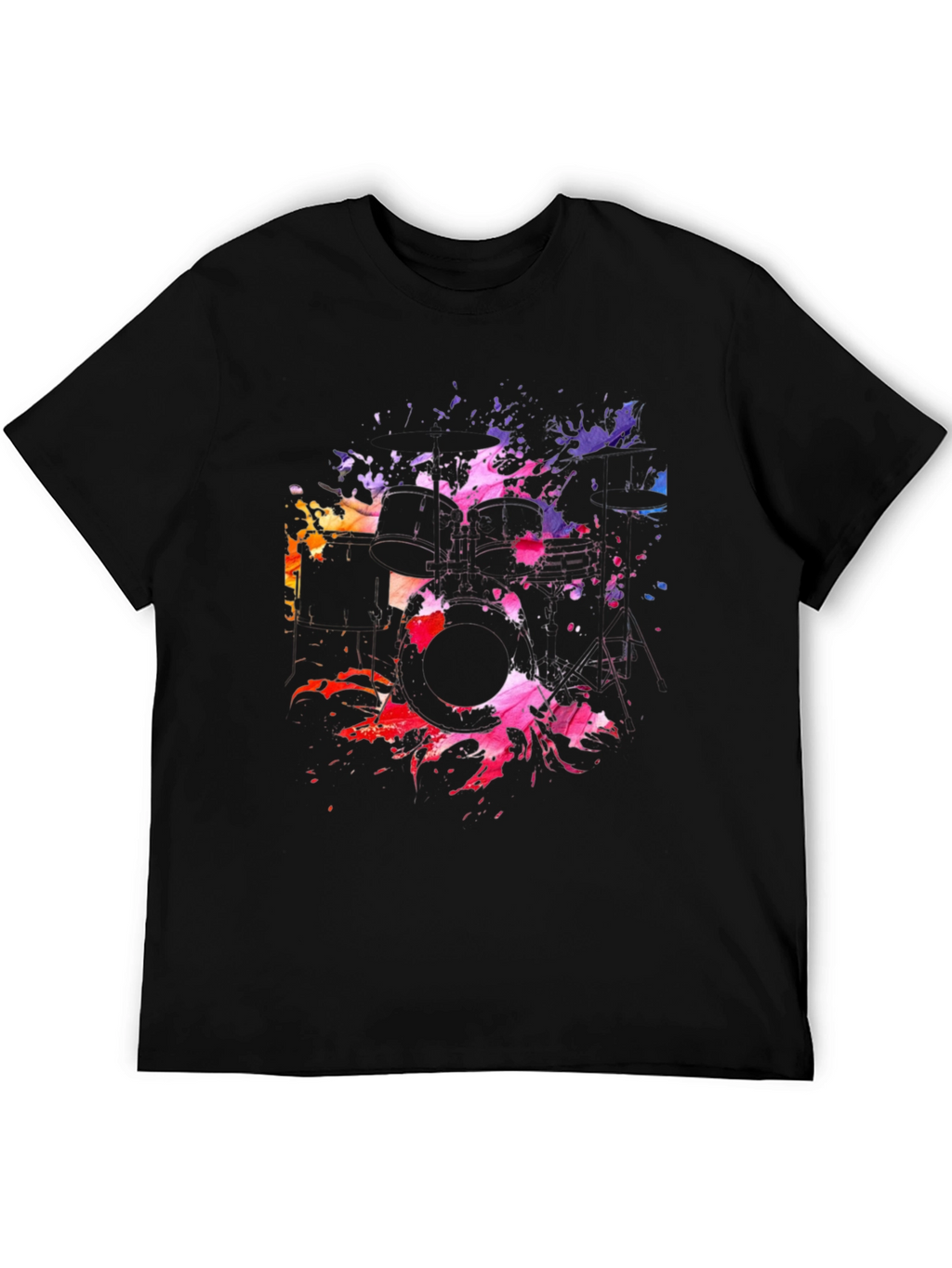 Abstract Drum Set Graphic Tee