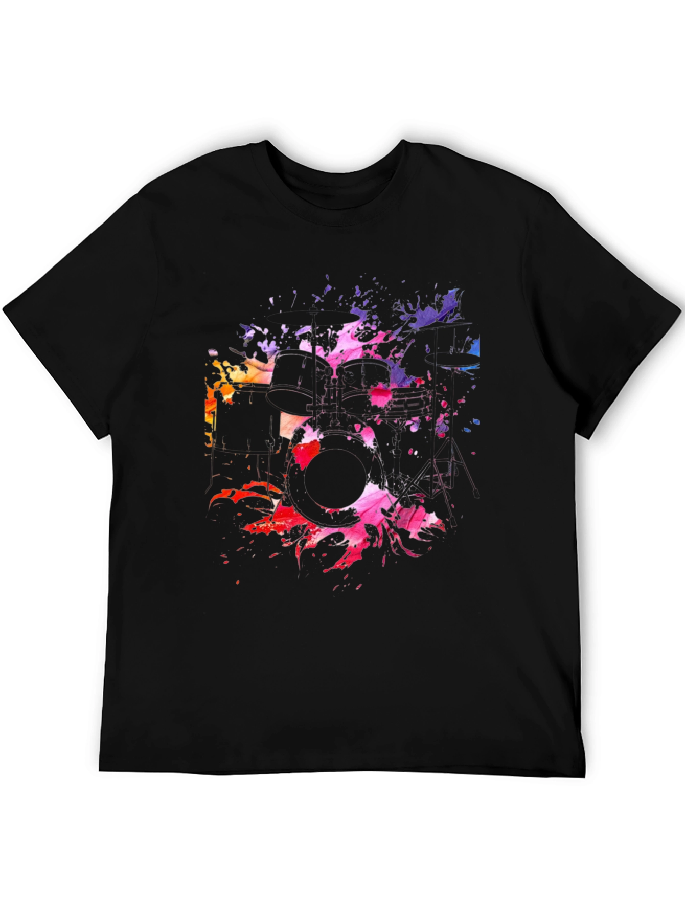 Abstract Drum Set Graphic Tee