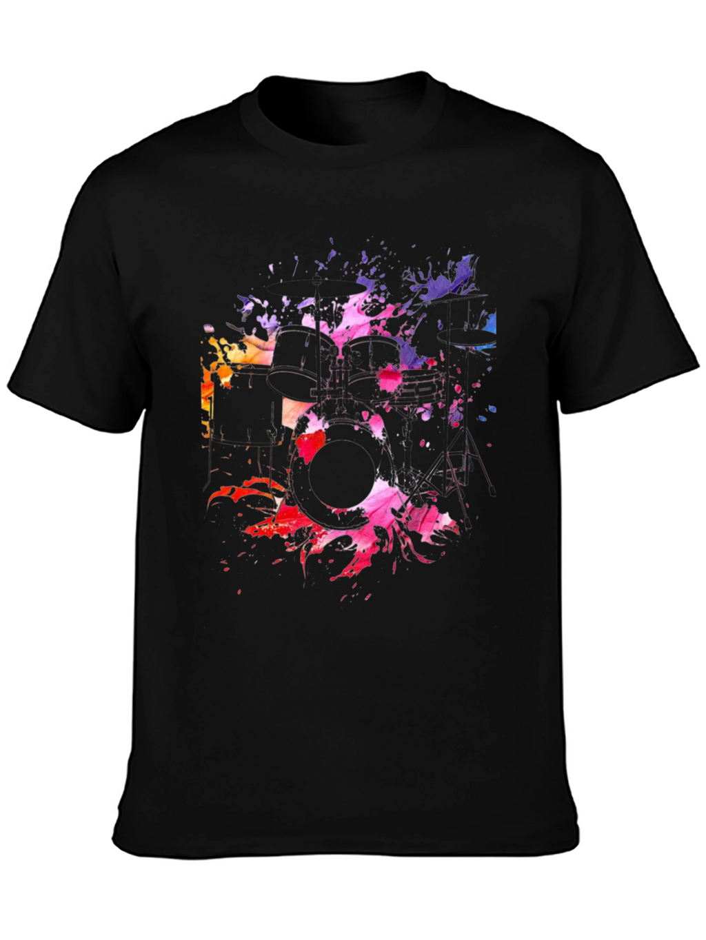 Abstract Drum Set Graphic Tee