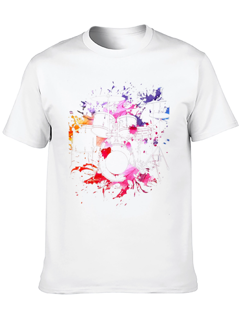 Abstract Drum Set Graphic Tee