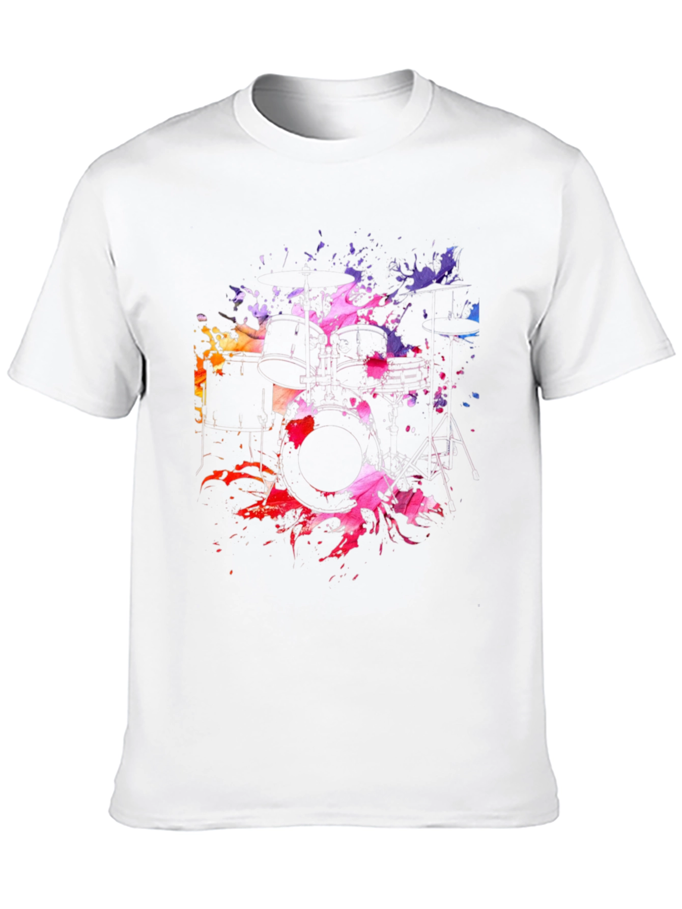Abstract Drum Set Graphic Tee