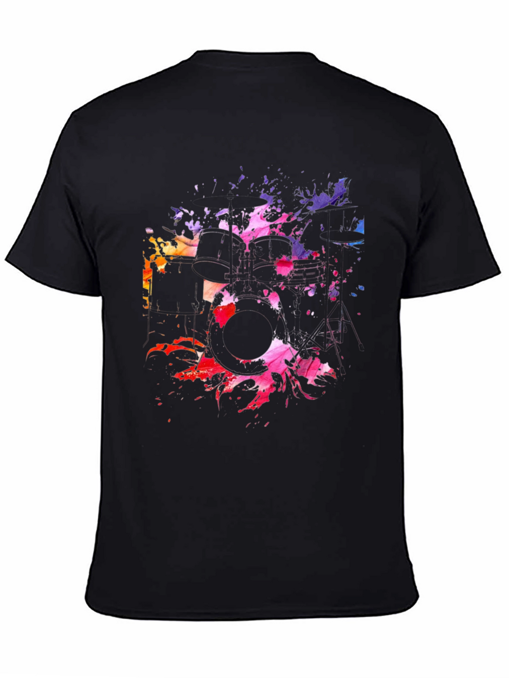Abstract Drum Set Graphic Tee