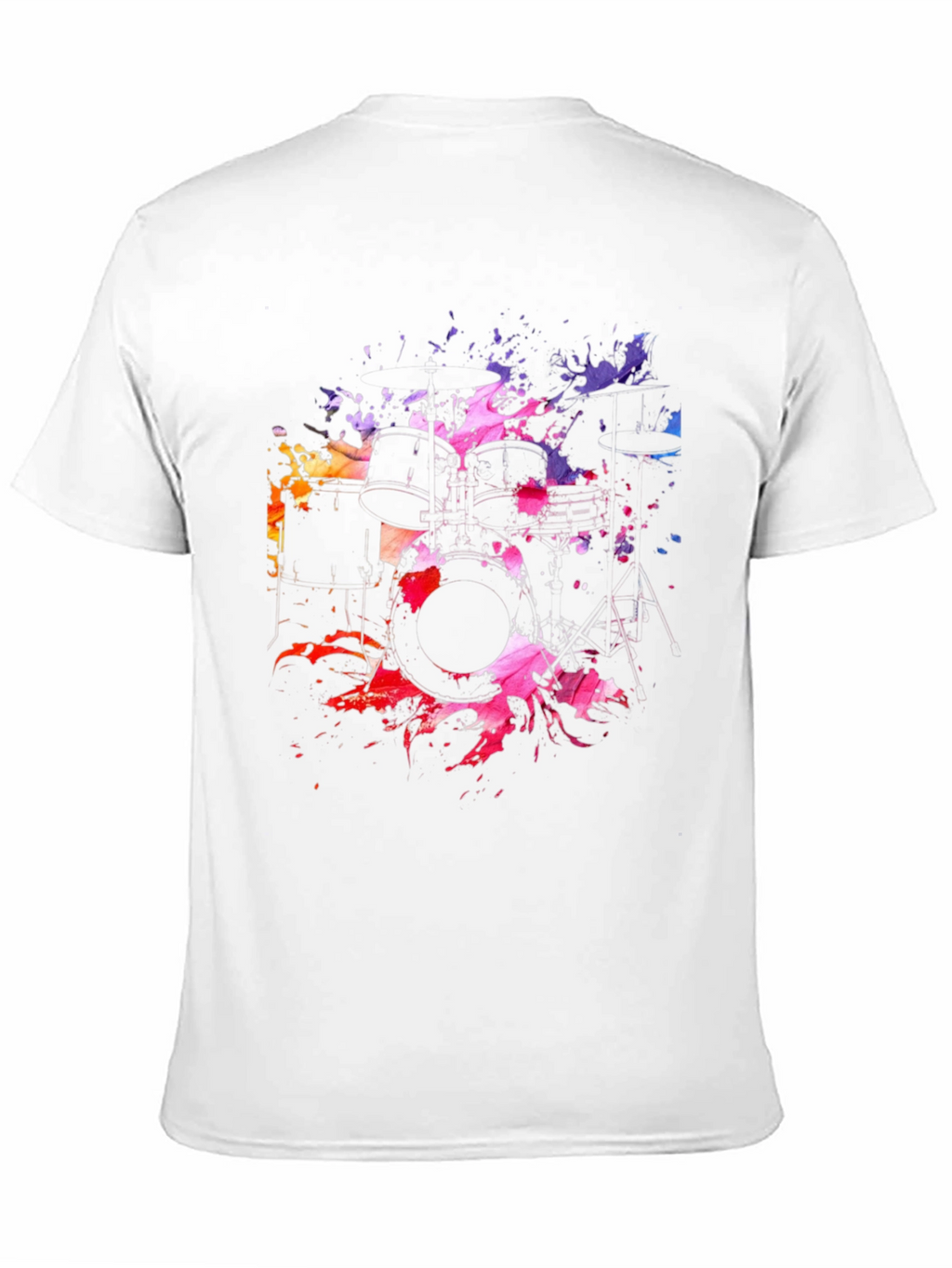 Abstract Drum Set Graphic Tee