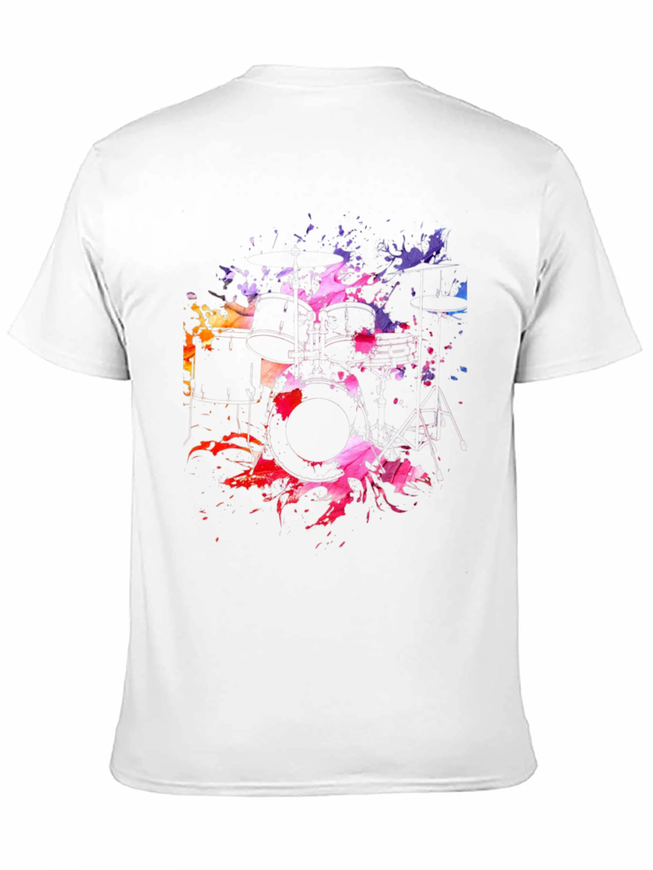 Abstract Drum Set Graphic Tee