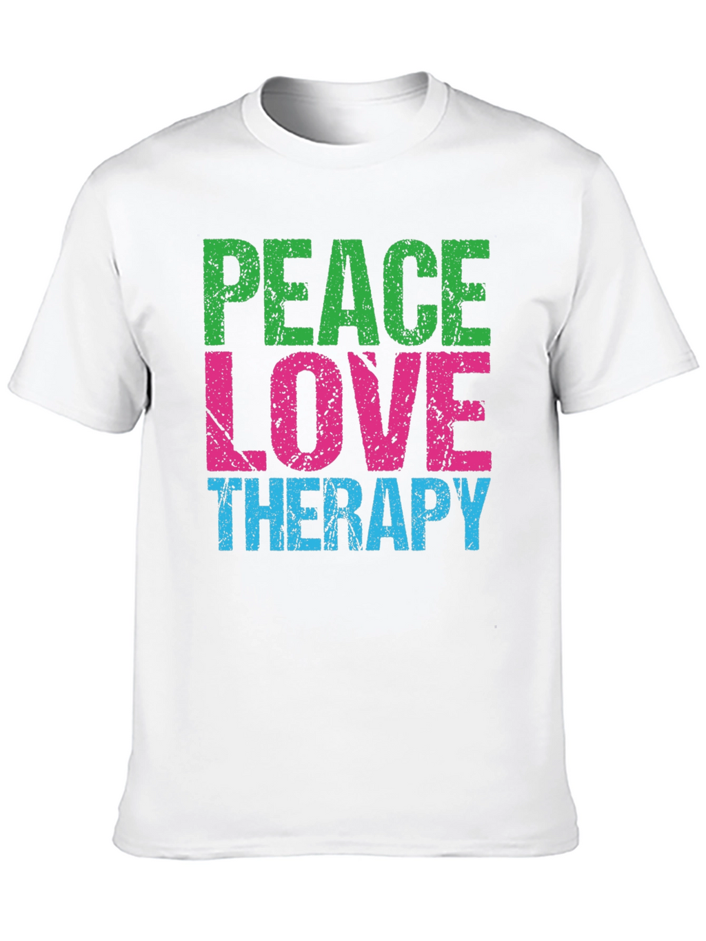 Peace Love Therapy T-Shirt Graphic Tee