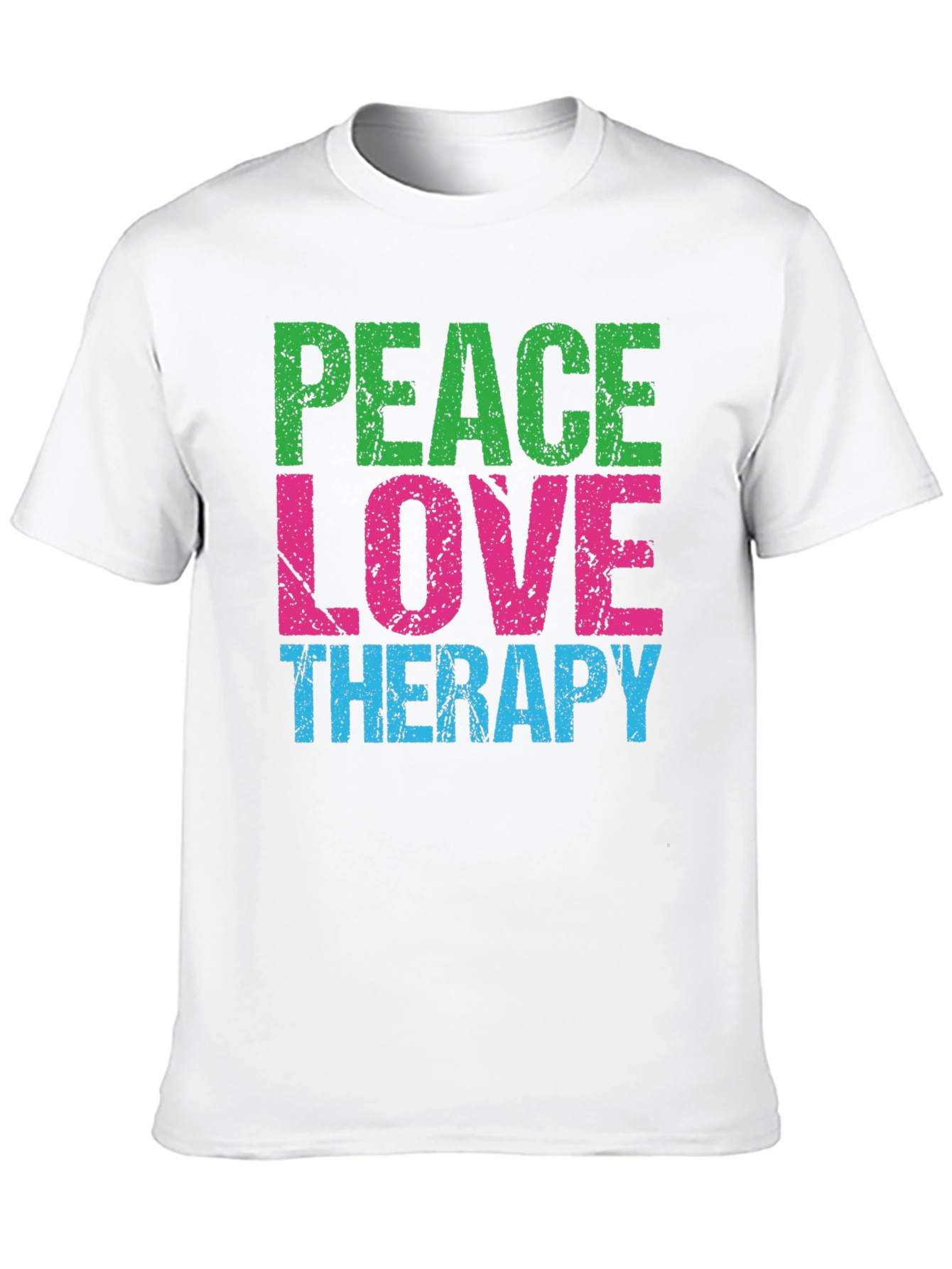 Peace Love Therapy T-Shirt Graphic Tee
