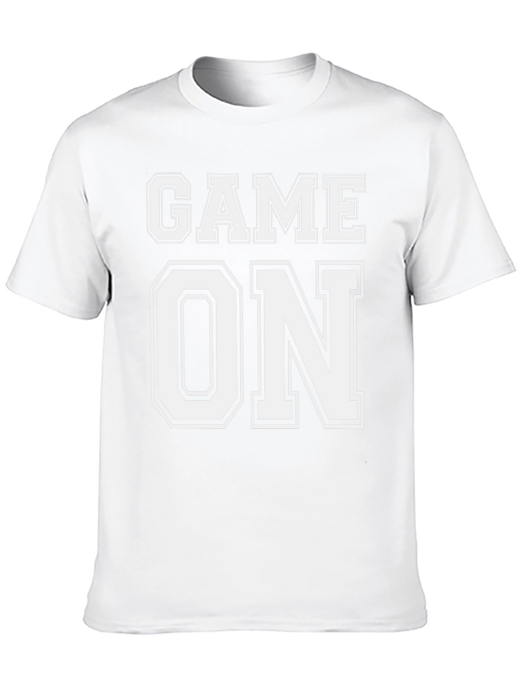 Game On T-Shirt - Black Cotton Tee