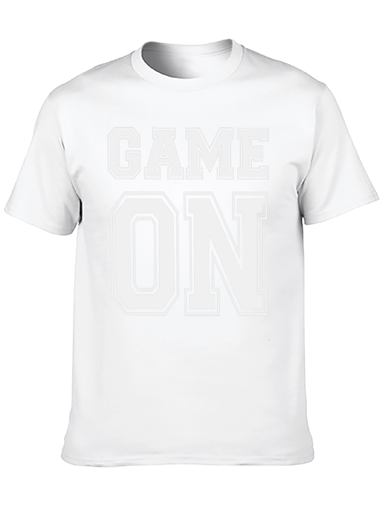 Game On T-Shirt - Black Cotton Tee