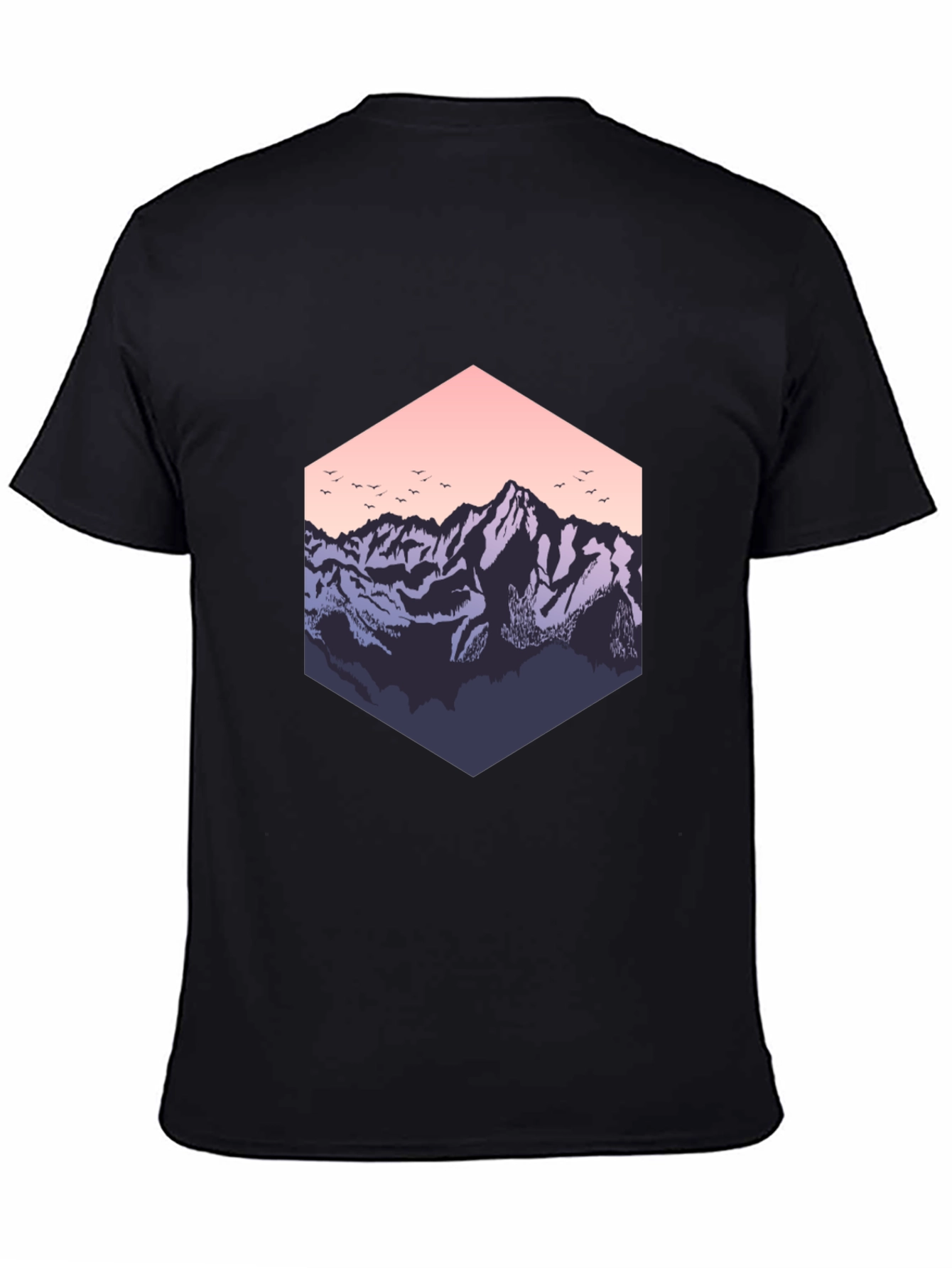 Mountain Hex T-Shirt - Nature Inspired Graphic Tee