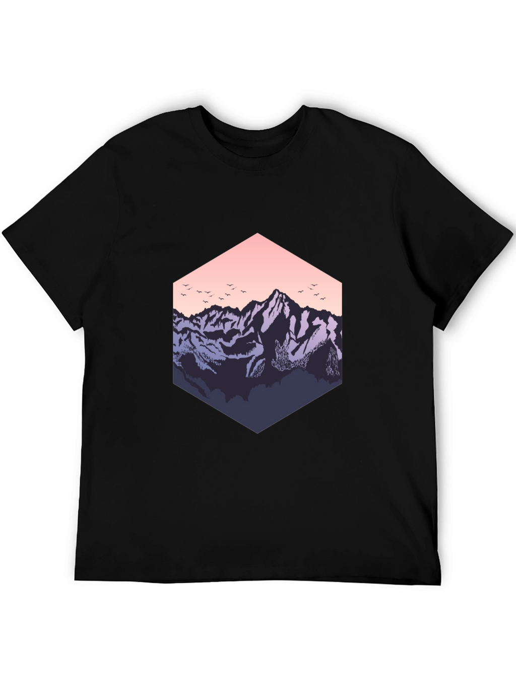 Mountain Hex T-Shirt - Nature Inspired Graphic Tee